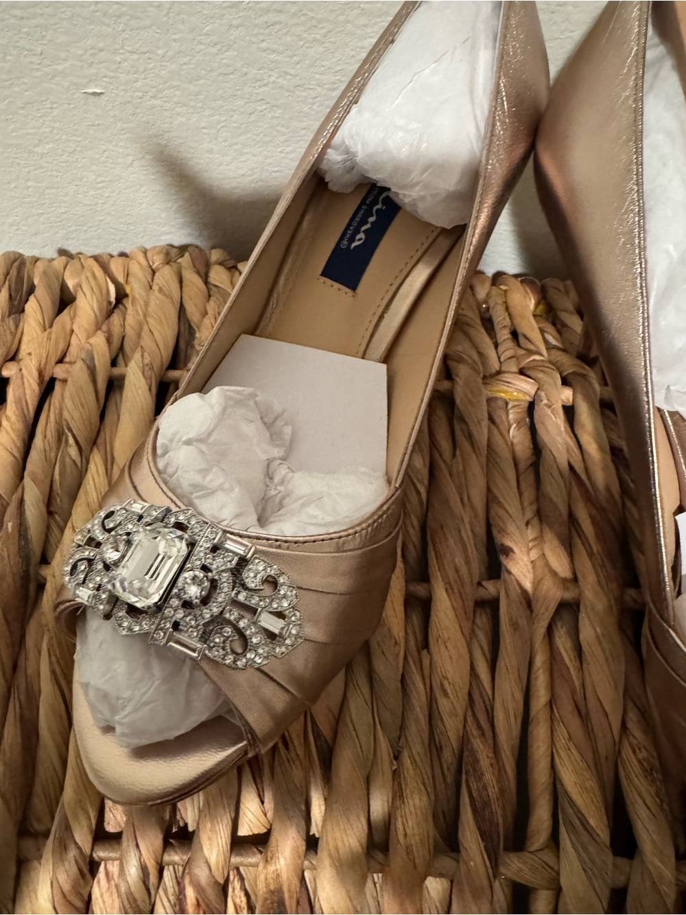 Nina sandals with crystals from Swarovski